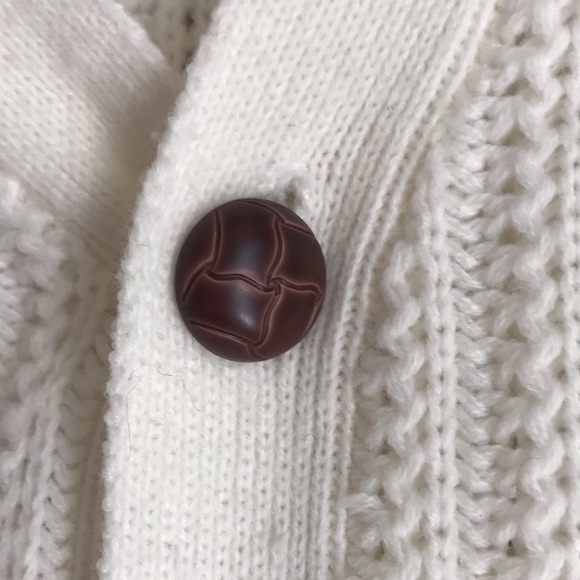 Cable knit oversized cardigan - the real deal grandpa sweater from sears! - Picture 5 of 12